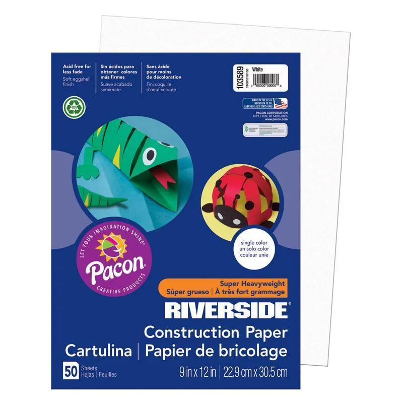 (10 Pk) Riverside 9 X12 White