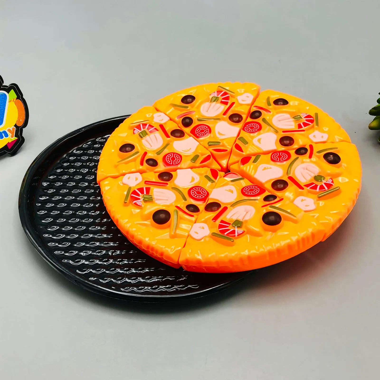 12Pcs Pretend Play Pizza Cutting Set