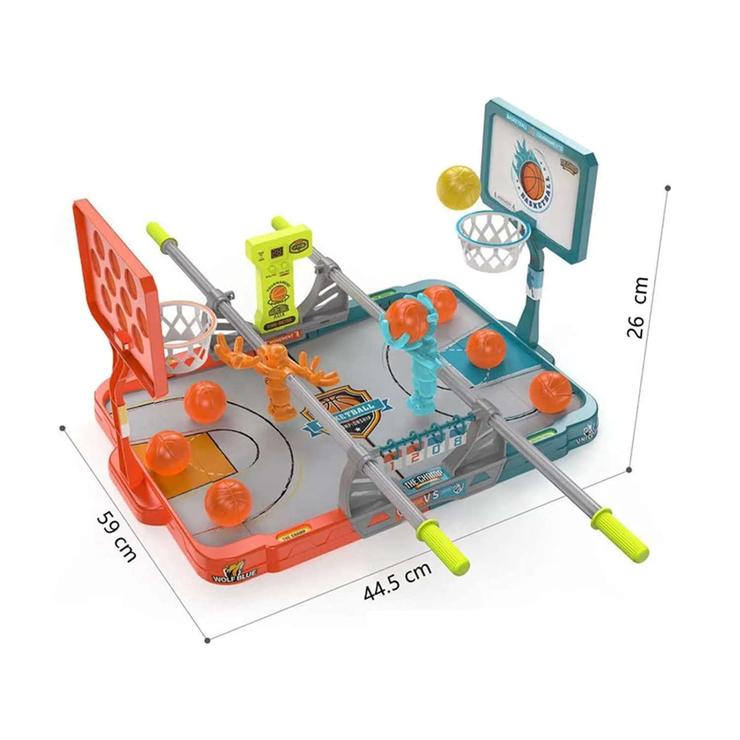 2 Players Basket Ball Finger Shooting Table Top Game
