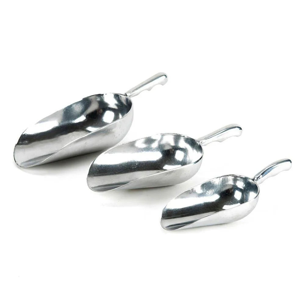 Assorted Metal Messy Play Scoops 4pk