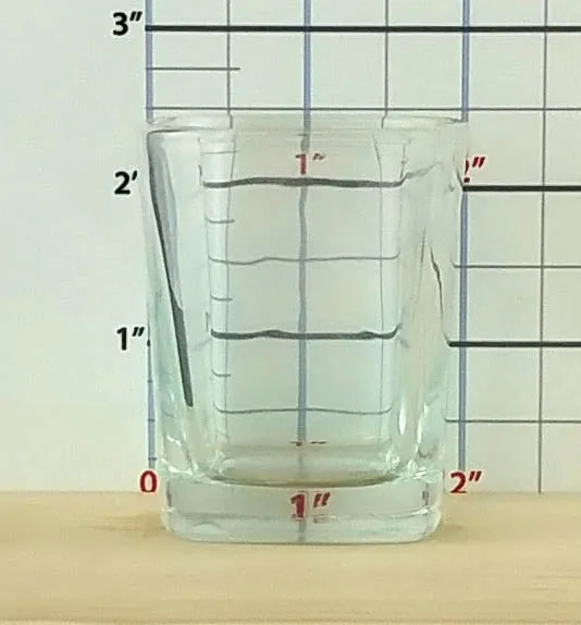 BarConic® Glassware - Square Shot Glass - 2.25oz