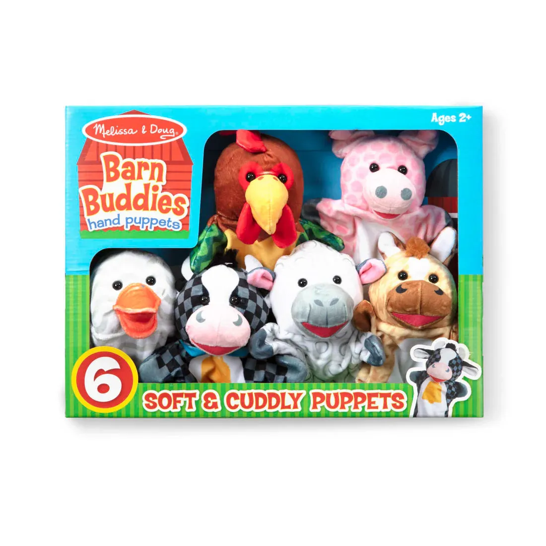 Barn Buddies Hand Puppets – 6-Piece