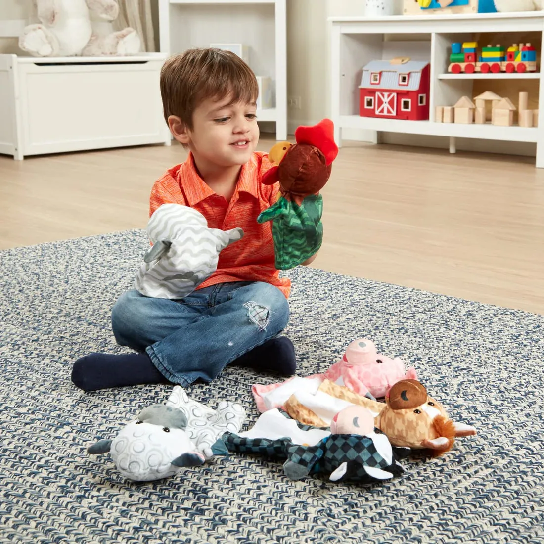 Barn Buddies Hand Puppets – 6-Piece