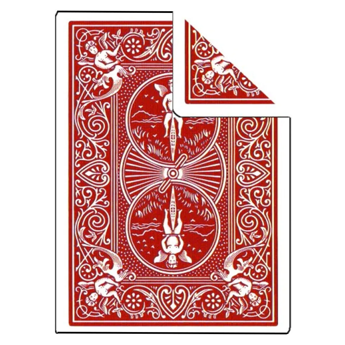 Bicycle Double Back Magic Deck Standard Playing Cards Red/Red