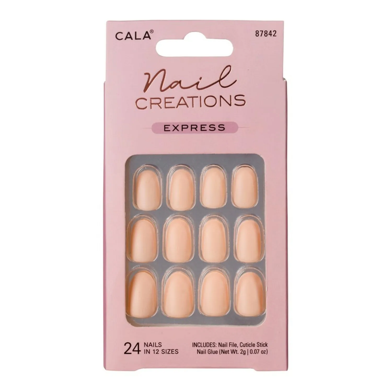 Cala Nail Creations Express Oval 24 Nails