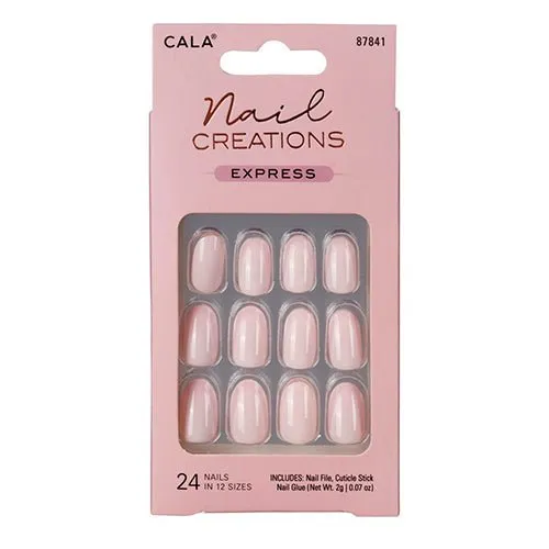 Cala Nail Creations Express Oval 24 Nails