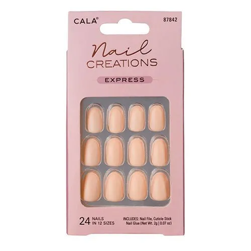 Cala Nail Creations Express Oval 24 Nails