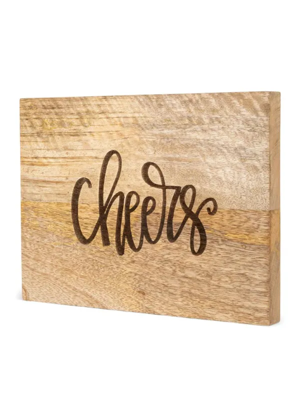 Cheers Wood Board