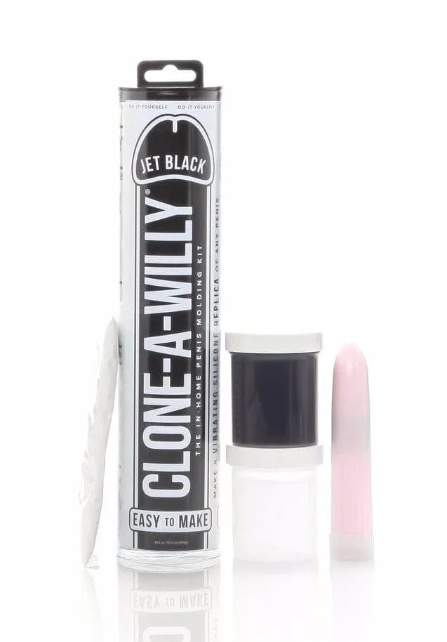 Clone A Willy Vibrating Silicone Penis Casting Kit - Black