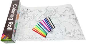 Coloring Roll Dinosaur Explore  Large Children's pap010