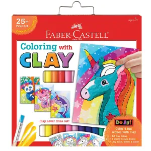 Creativity for Kids 14335 Do Art Coloring with Clay Unicorn & Friends