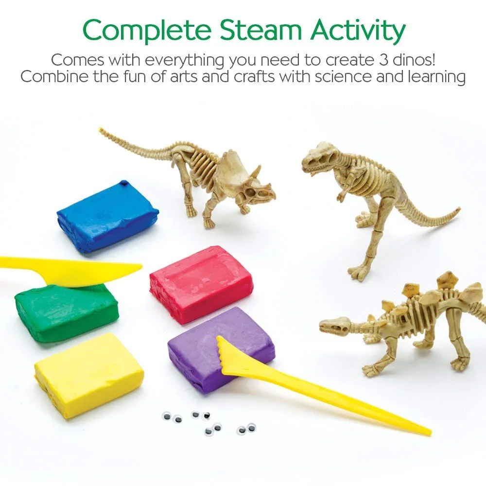 Creativity for Kids 6174 Create with Clay Dinosaurs