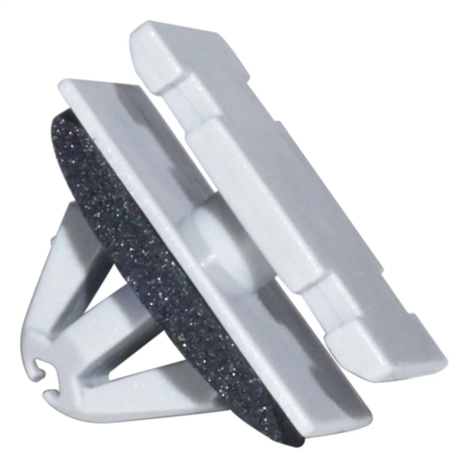 Crown Automotive Jeep Replacement 68172491AA Wheel Flare Molding Clip; W-Shape; Grey Molding w/Grommet;