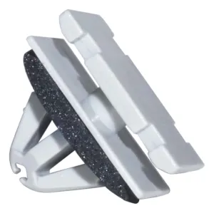 Crown Automotive Jeep Replacement 68172491AA Wheel Flare Molding Clip; W-Shape; Grey Molding w/Grommet;