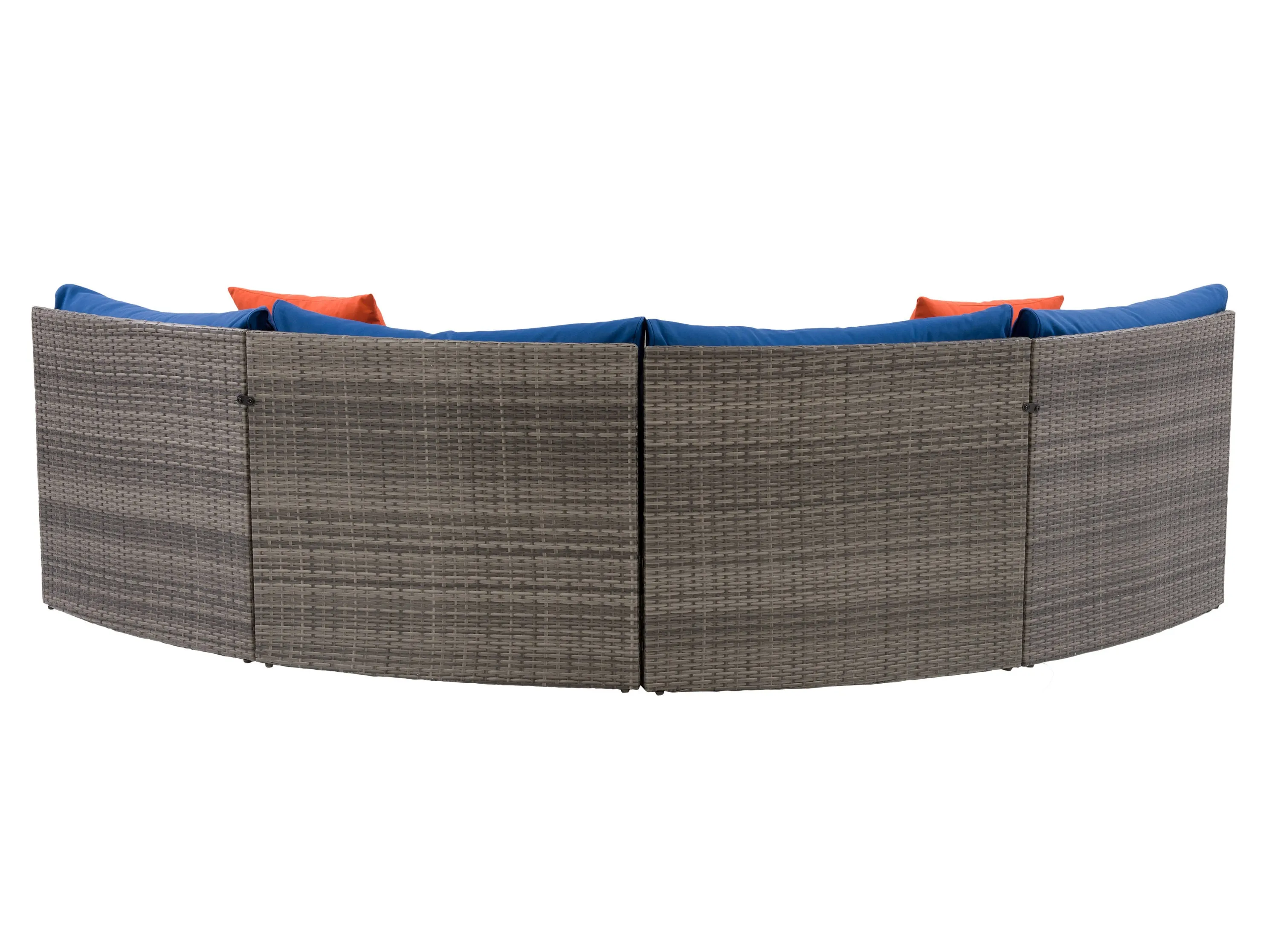 Curved Outdoor Sofa, 2pc