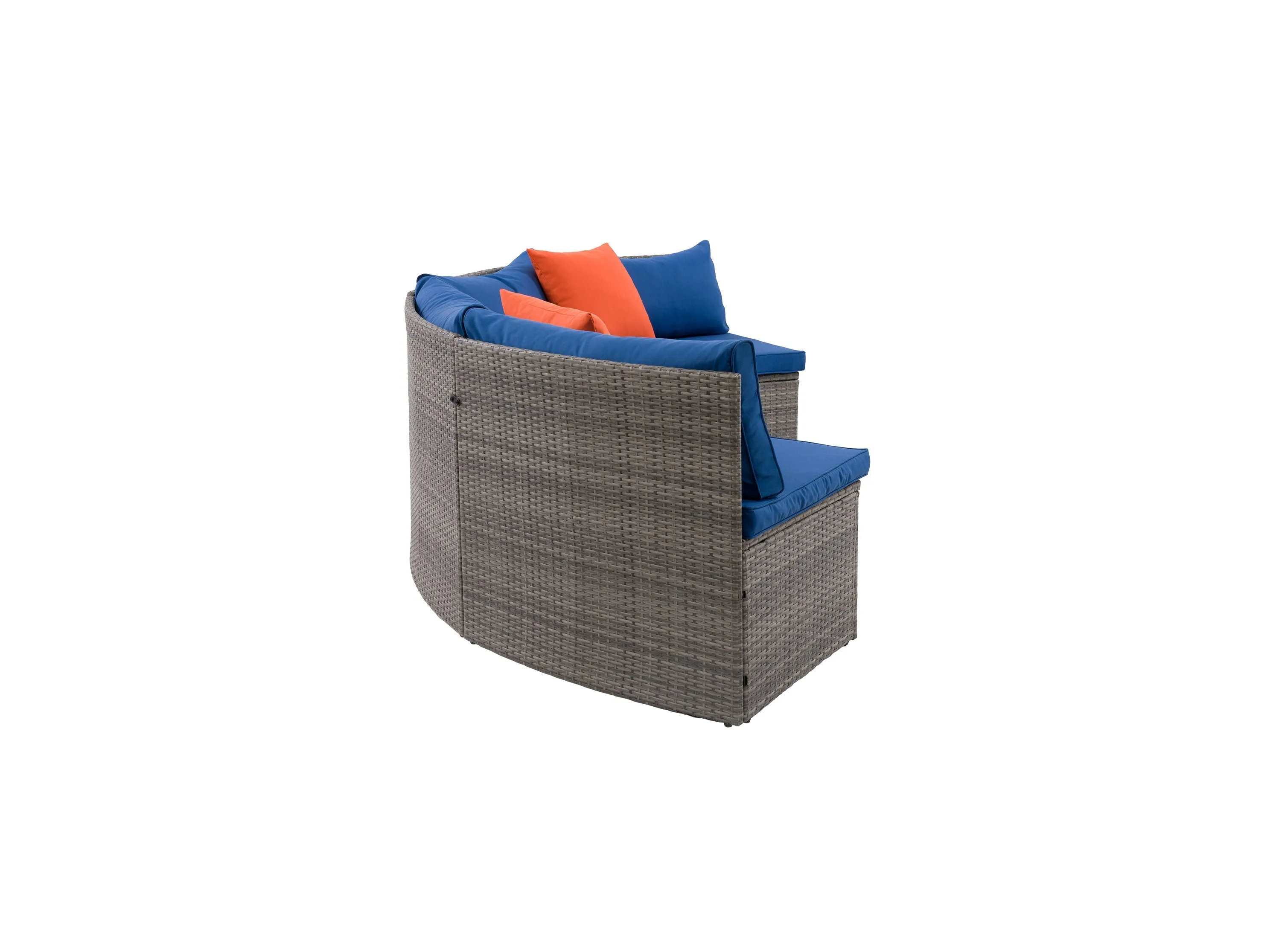 Curved Outdoor Sofa, 2pc
