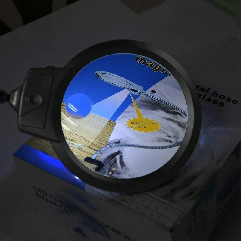Diamond Painting Tool - Magnifier - LED Light Paint by Numbers Tools - Led Magnify Glass for Diamond Painting Art and Crafting