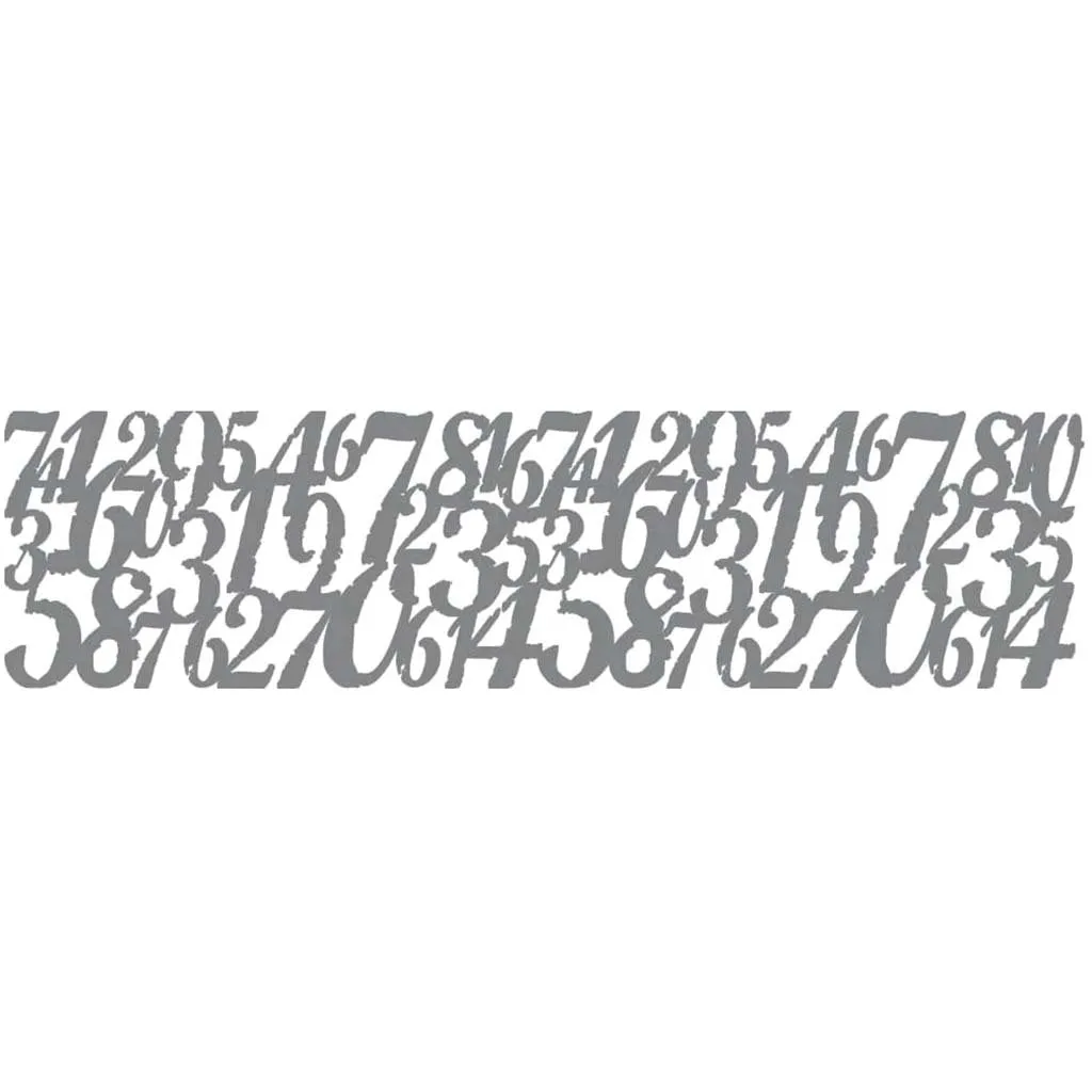 Digits Decoart Andy Skinner Stencil 12C3