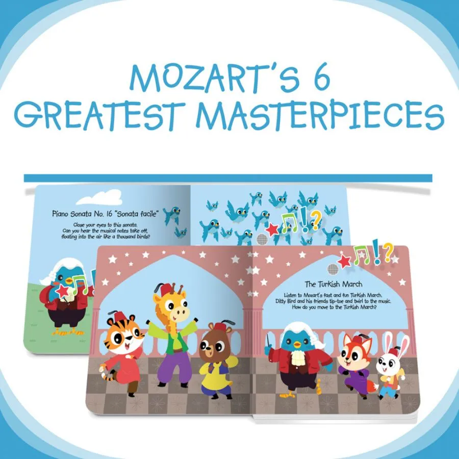 Ditty Bird - Music of Mozart Board Book