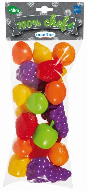 Ecoiffier 22 Fruits In A Polybag