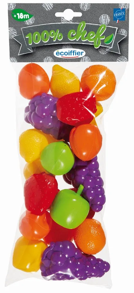 Ecoiffier 22 Fruits In A Polybag