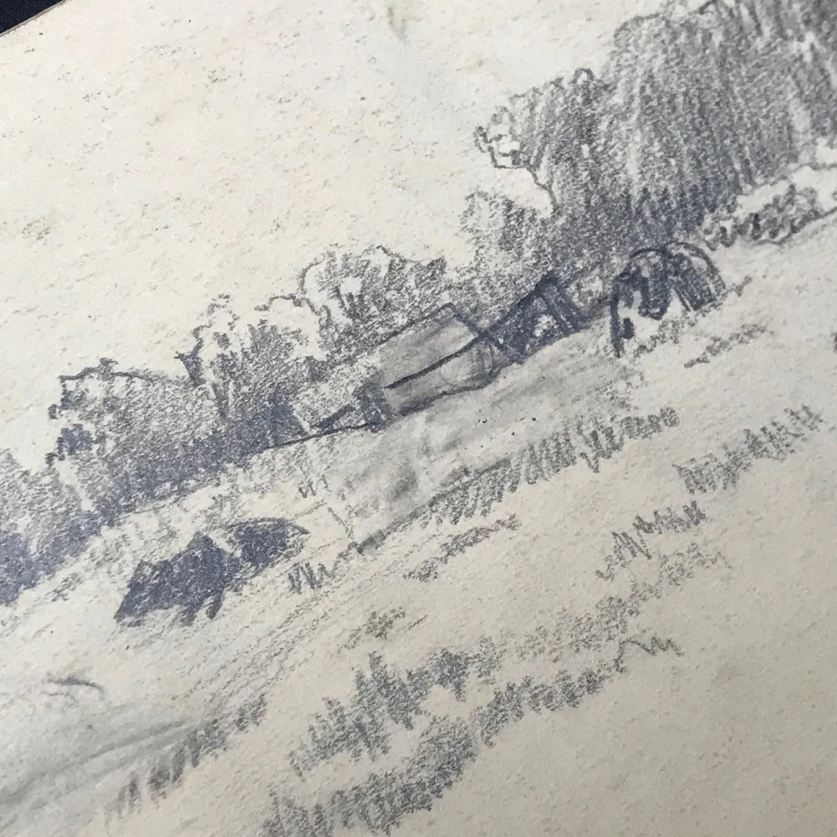 Evert Rabbers Landscape Drawing 37