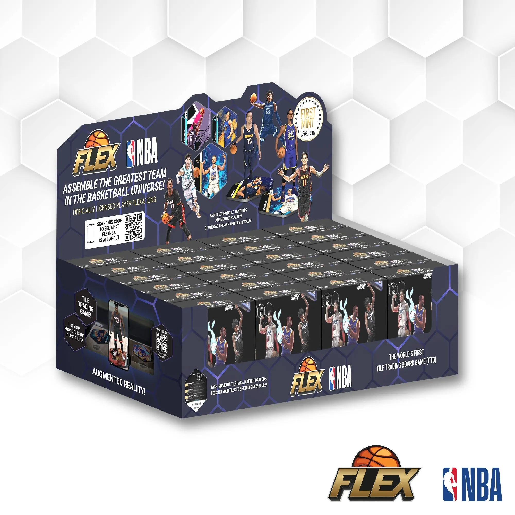 FLEX NBA Collectible Tile Game by Sequoia Games, Series 1 Booster Pack #02791