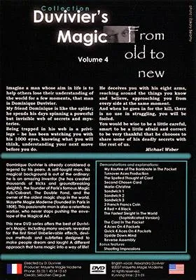 From Old To New Vol 4 by Dominique Duvivier - DVD
