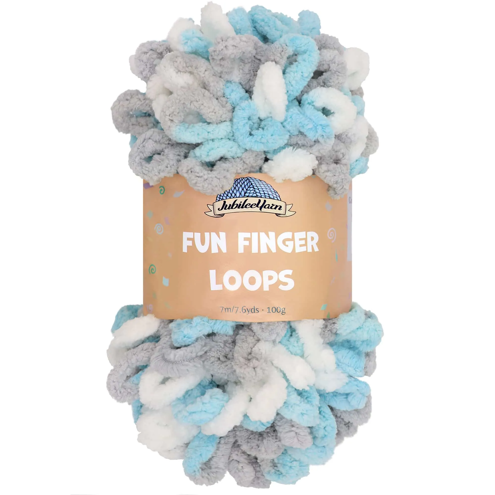 Fun Finger Loops Yarn: 5 Packs