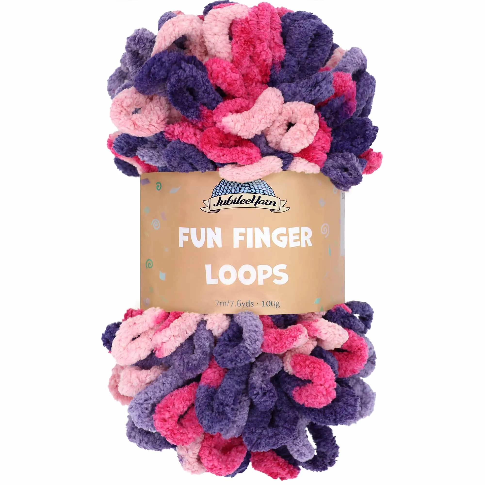 Fun Finger Loops Yarn: 5 Packs