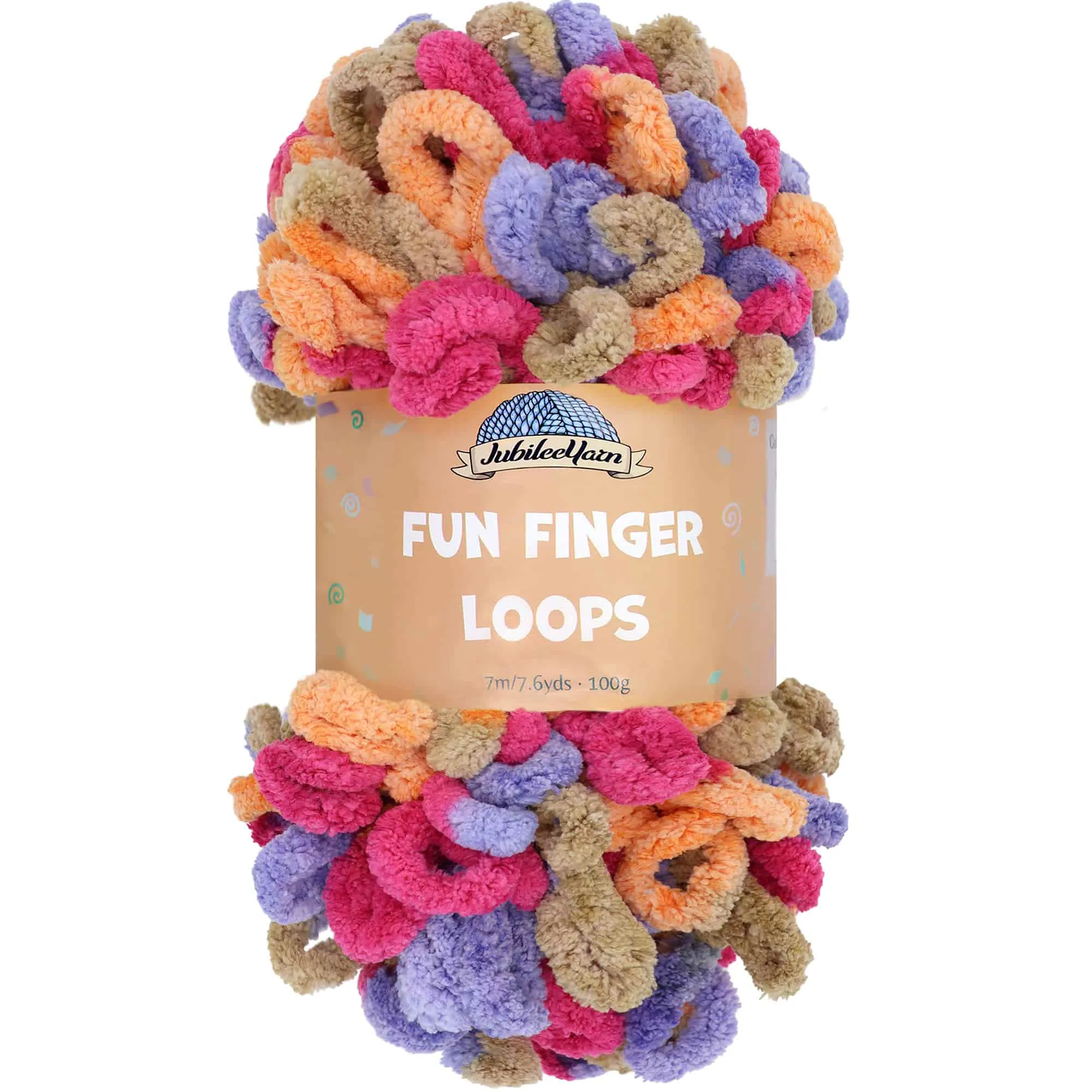 Fun Finger Loops Yarn: 5 Packs