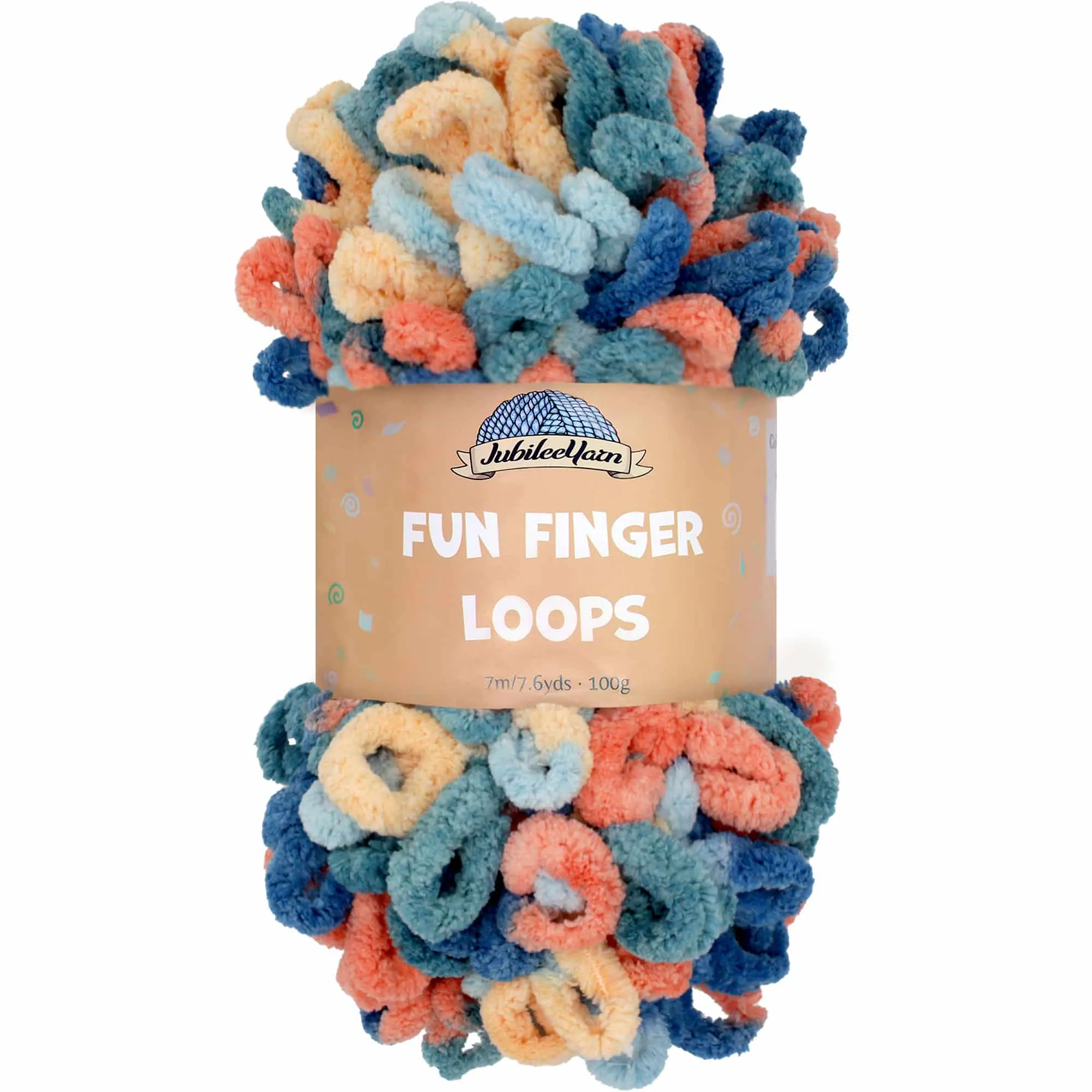 Fun Finger Loops Yarn: 5 Packs