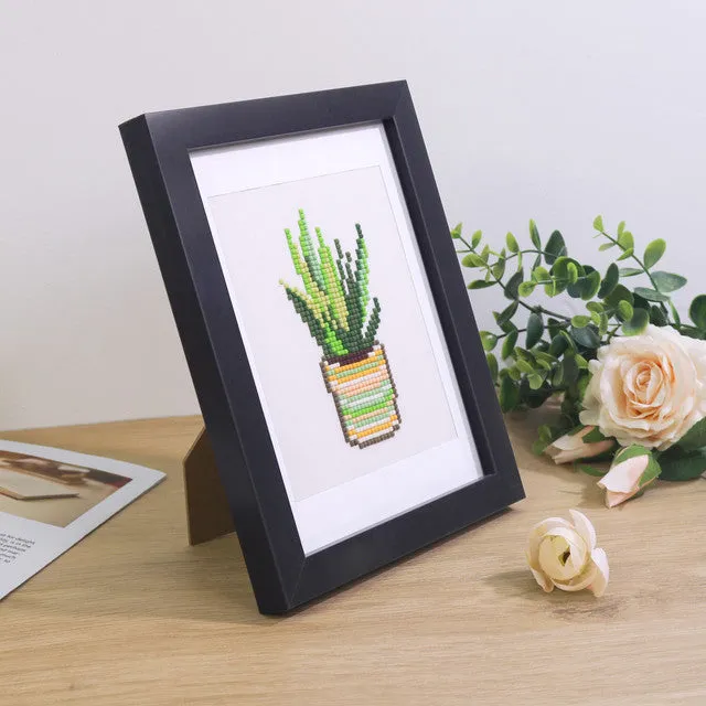 Gem Painting Wooden Frame