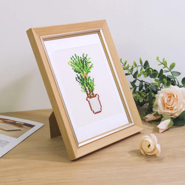 Gem Painting Wooden Frame