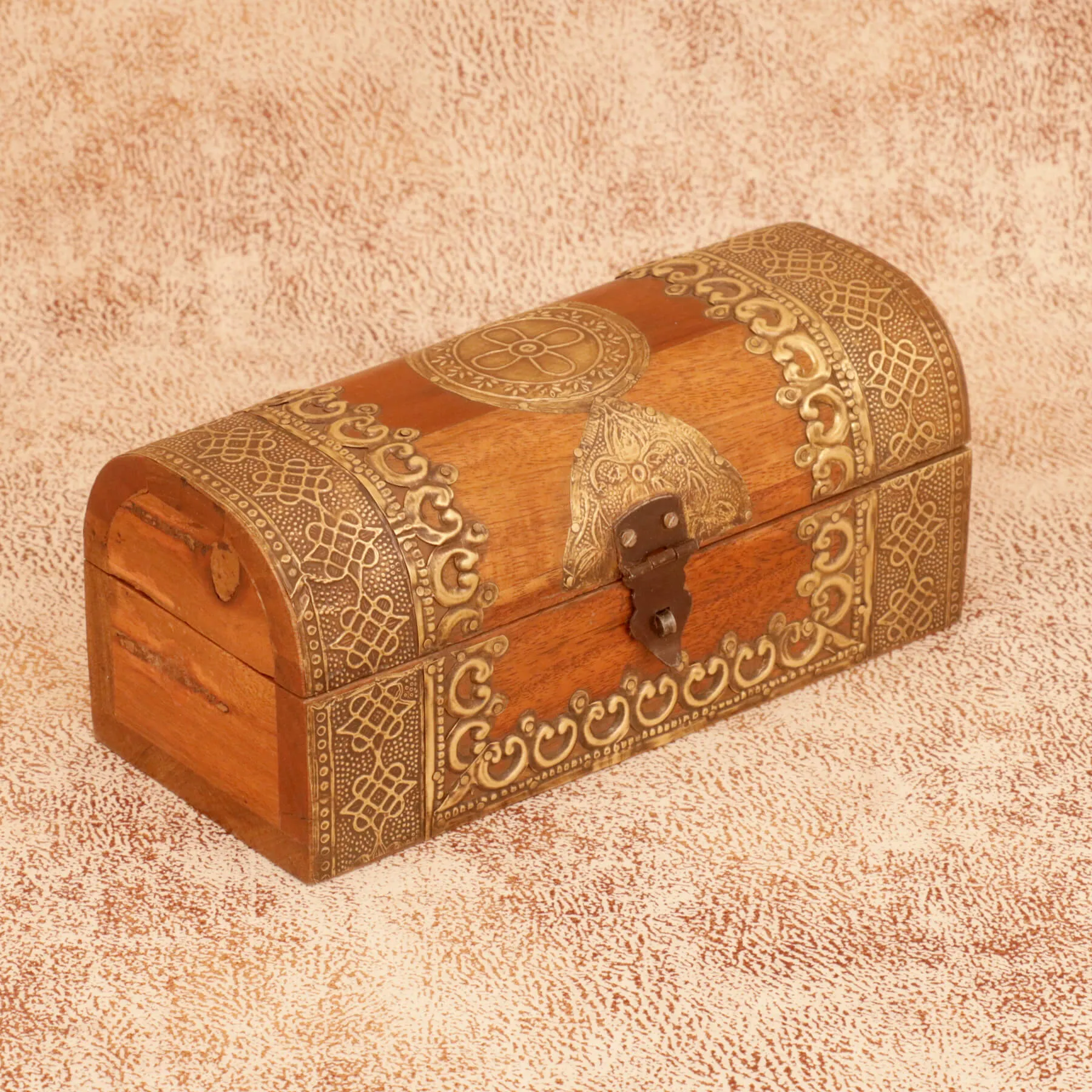 Half Round Brass Box