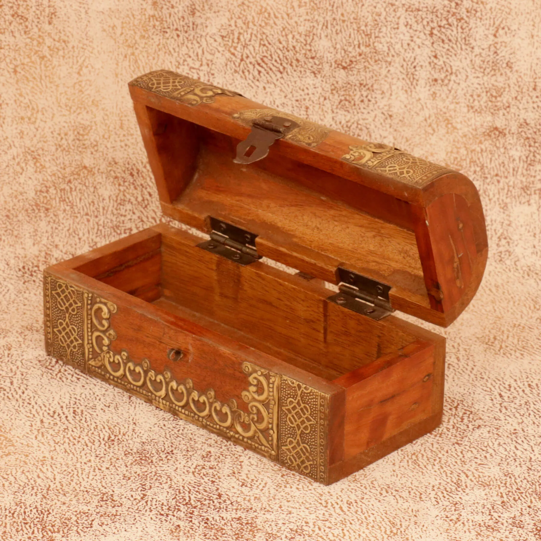 Half Round Brass Box