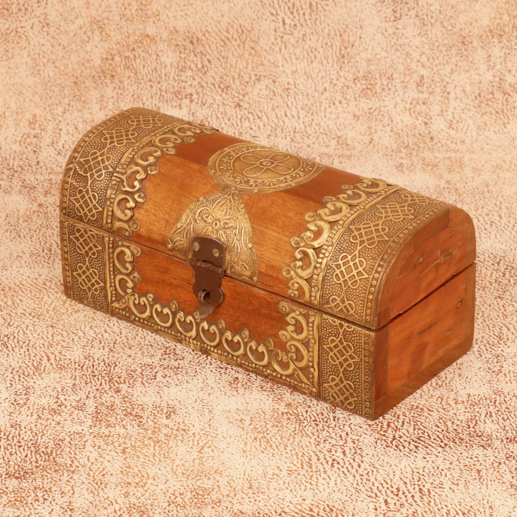 Half Round Brass Box