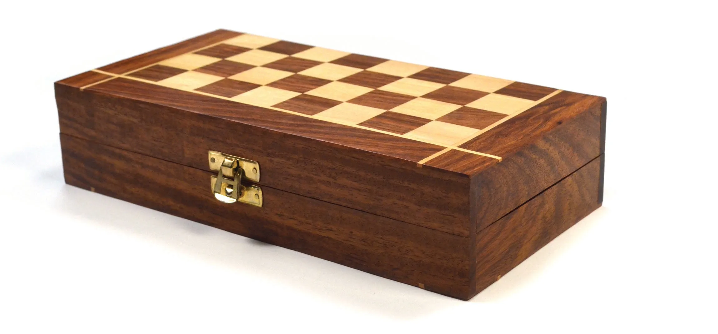 Handmade Folding Chess and Backgammon Game