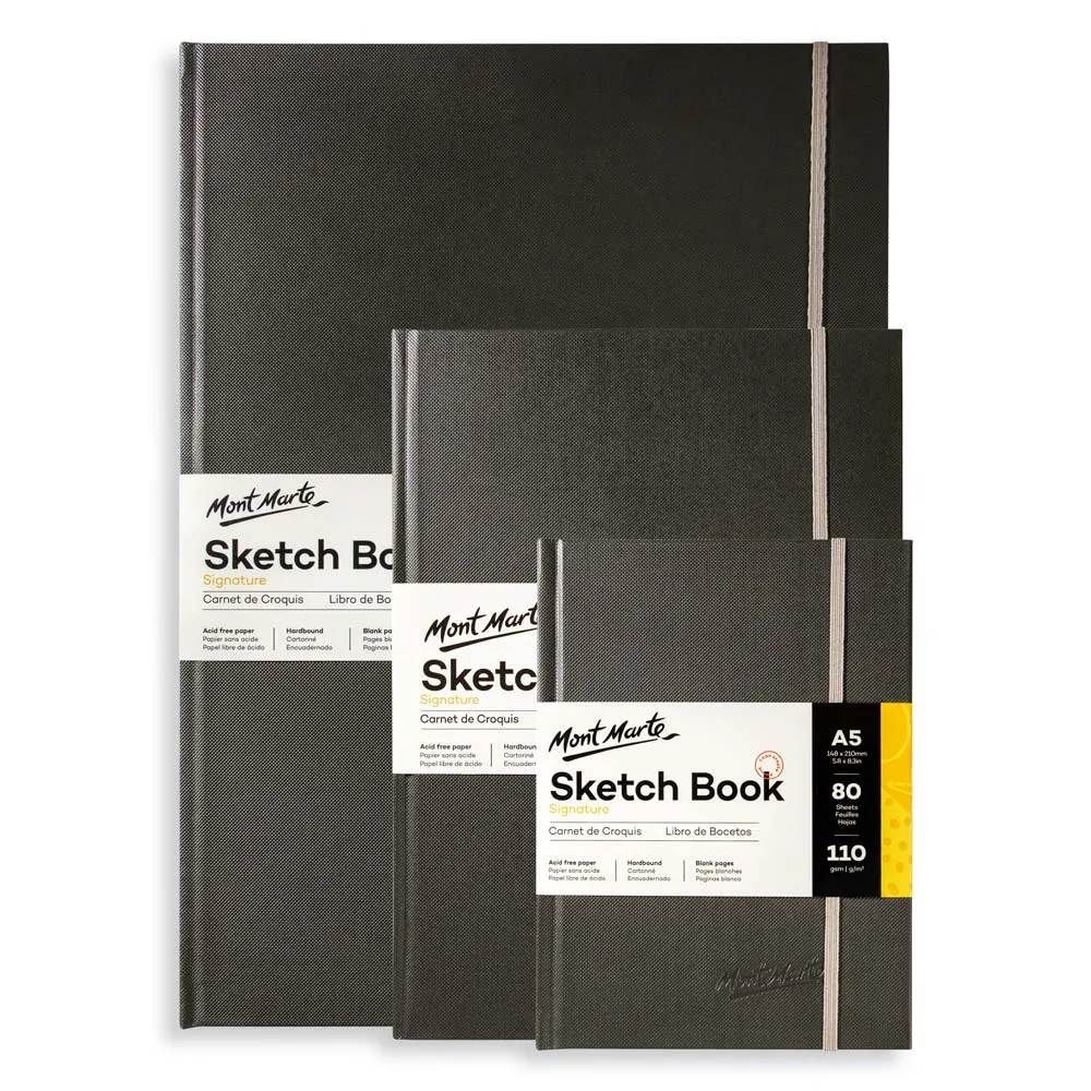 Hardbound Sketch Book Signature 110gsm A5