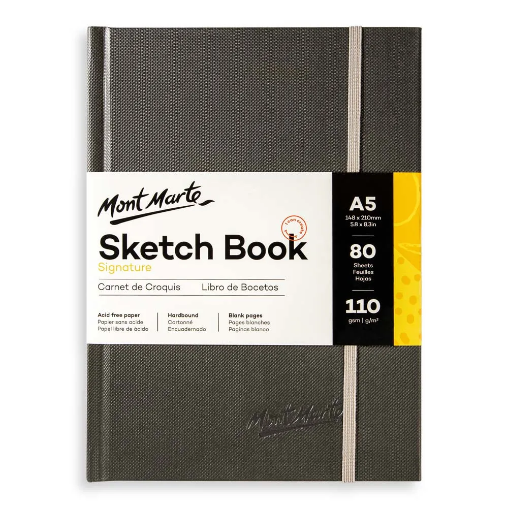 Hardbound Sketch Book Signature 110gsm A5