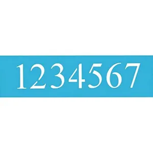 Home Decor Series 5" Times New Roman Numbers 6X18