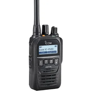 Icom F52D VHF Portable Two-Way Radio with Bluetooth