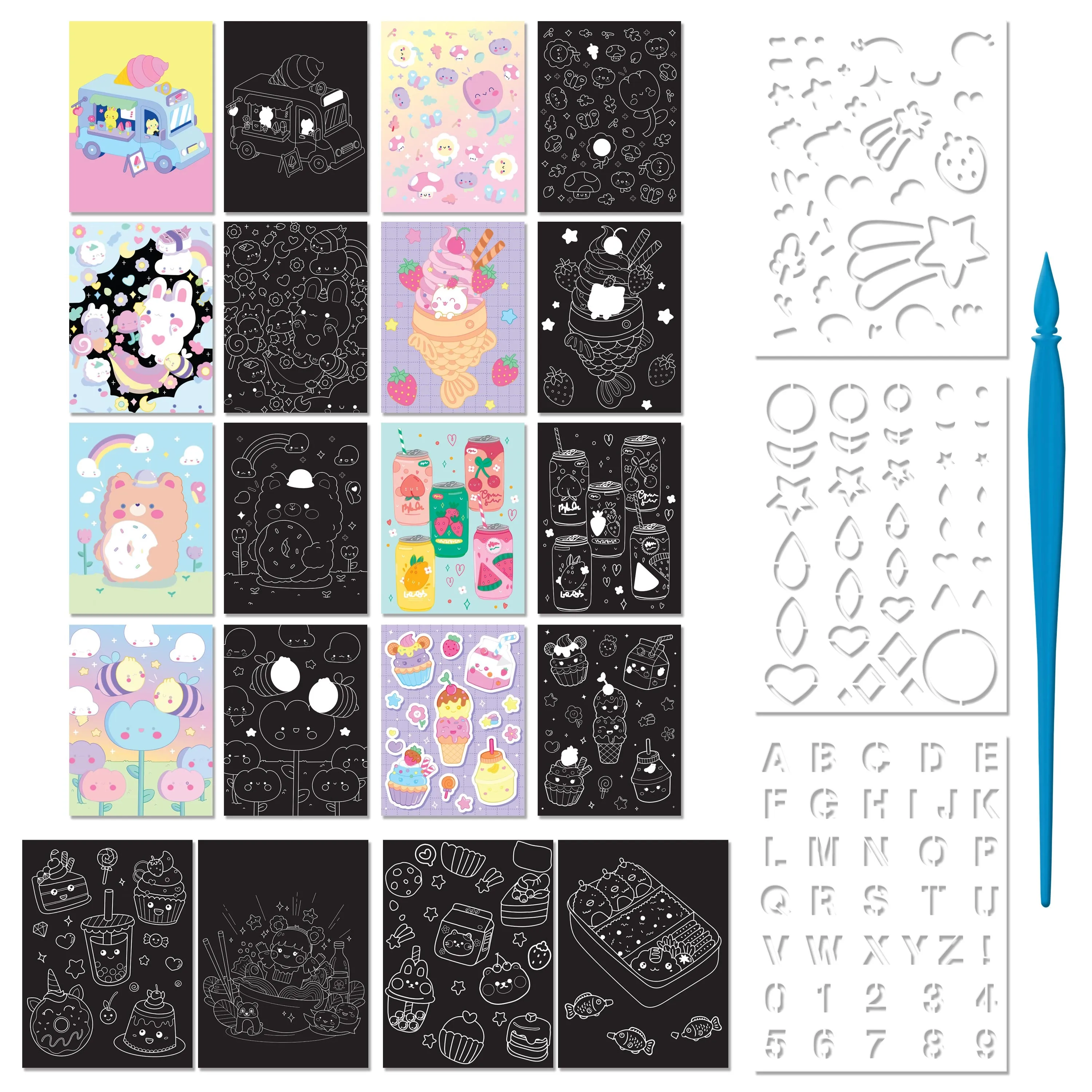 Kaleidoscope Etch Art Creations: KawaII