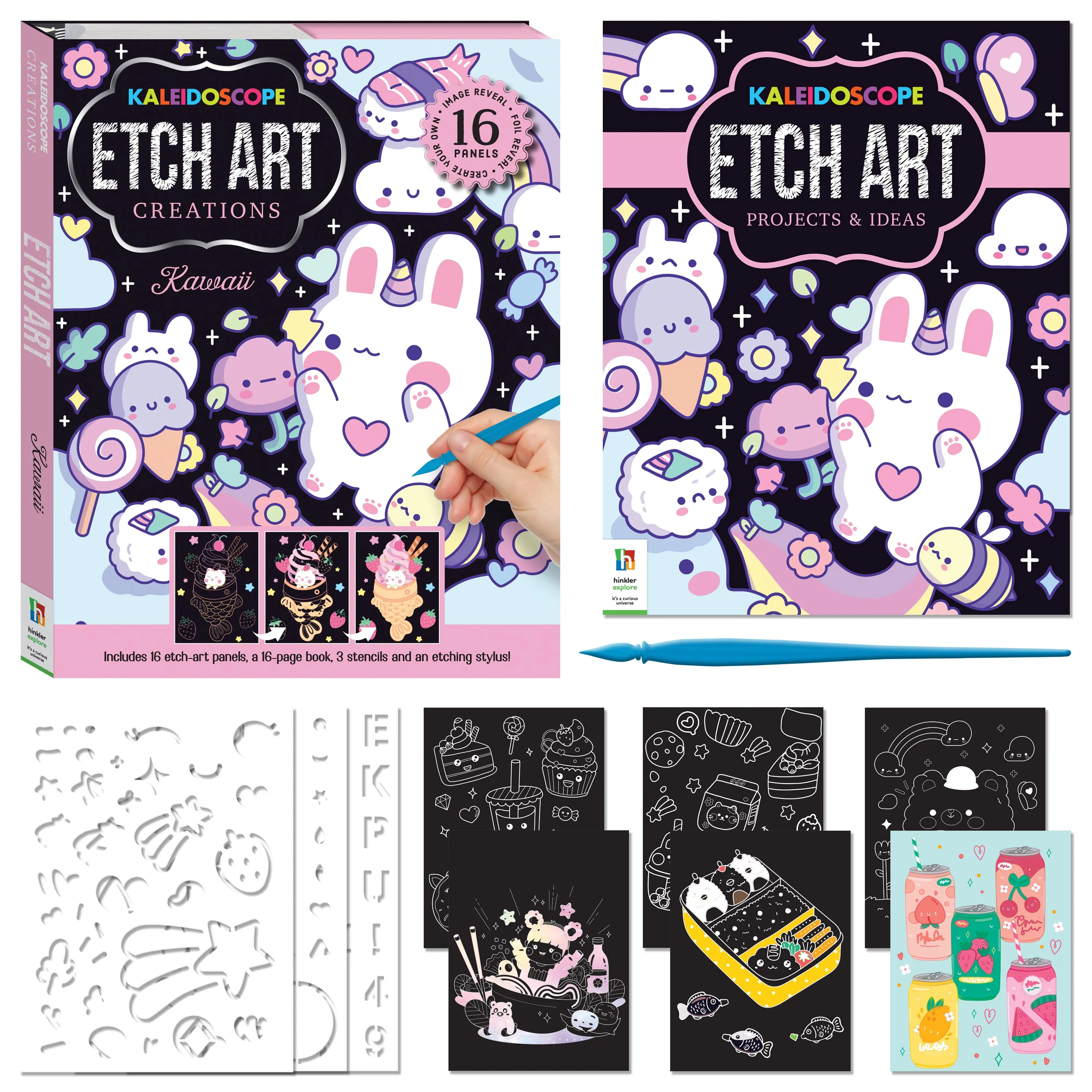 Kaleidoscope Etch Art Creations: KawaII