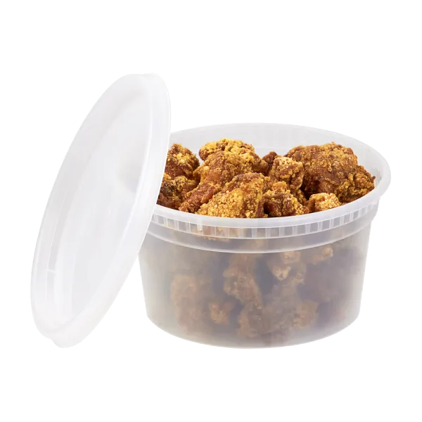 Karat 12oz PP Plastic Injection Molded Deli Containers with Lids - 240 sets