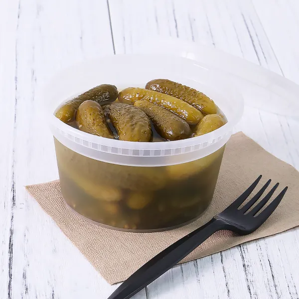 Karat 12oz PP Plastic Injection Molded Deli Containers with Lids - 240 sets