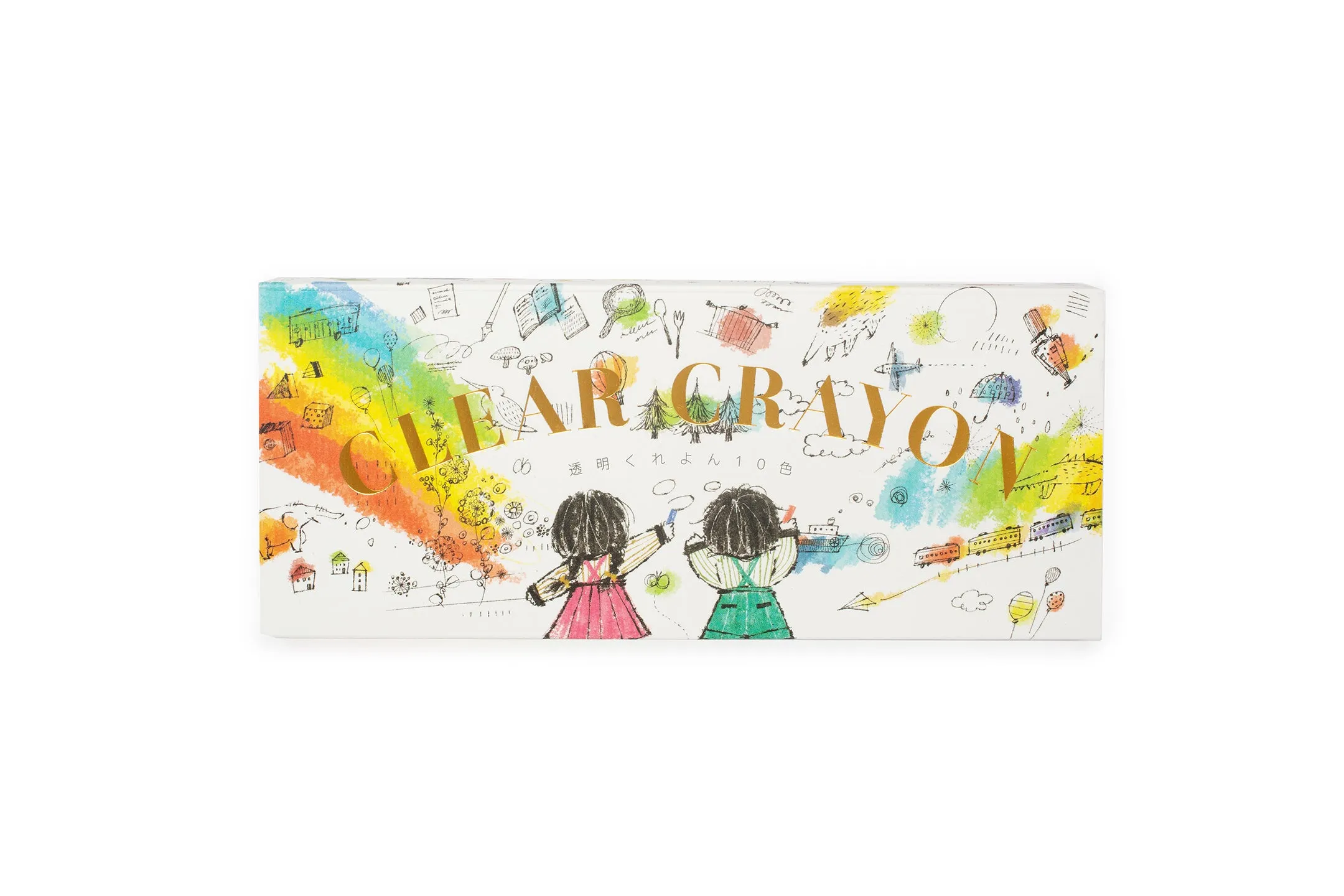 Kokuyo Transparent Crayon - 10 Colors