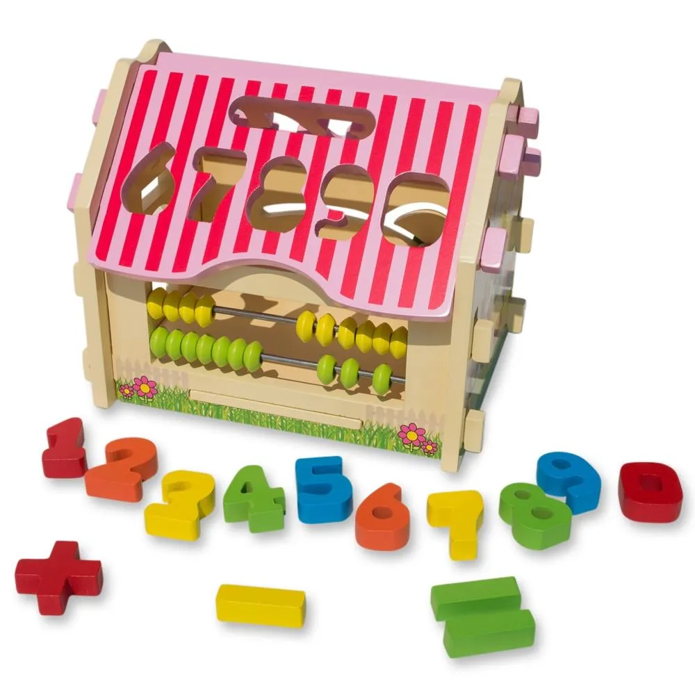 Learn To Count Abacus Calculator Wooden House