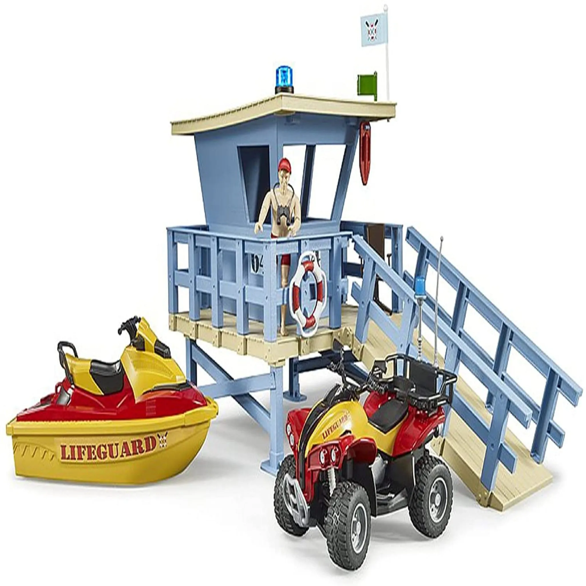 Lifeguard Station with Jet Ski & ATV
