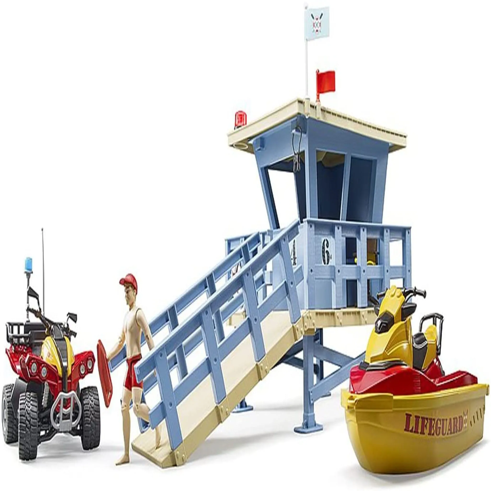 Lifeguard Station with Jet Ski & ATV